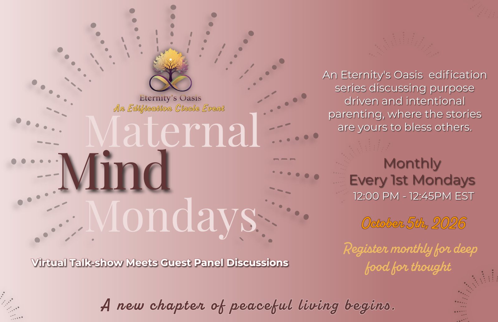Maternal Mind Mondays (M3)